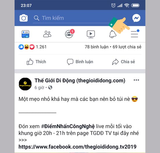 Cách xóa lịch sử tìm kiếm trên Facebook