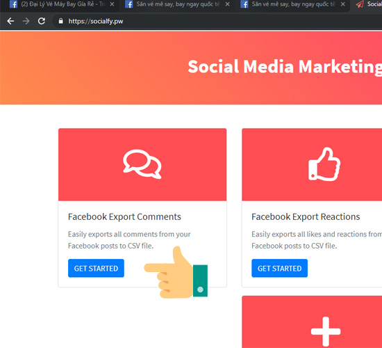 Cách xuất bình luận Fanpage Facebook thành file Excel