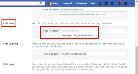 Cách chặn thêm vào nhóm trên Facebook