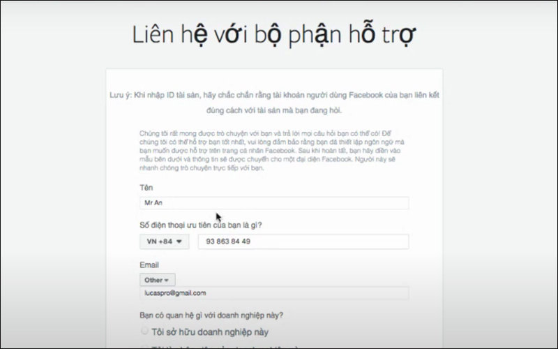 Cách chat support Facebook, liên hệ trực tiếp với Facebook chuẩn nhất