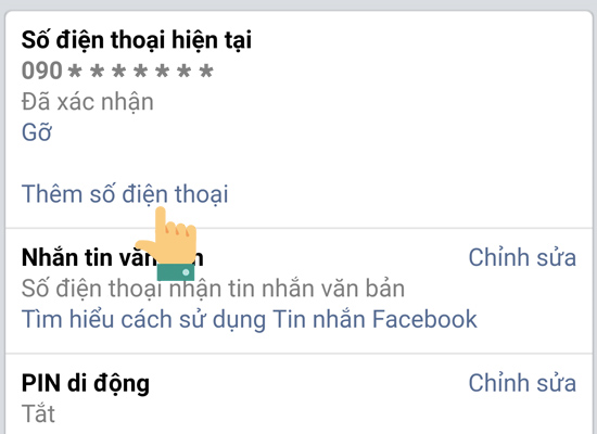 Cách chuyển sim 11 số về 10 số trên Facebook