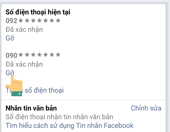 Cách chuyển sim 11 số về 10 số trên Facebook