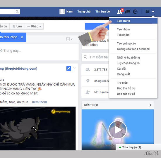 Cách đăng ký và tạo Fanpage Facebook cập nhật mới nhất