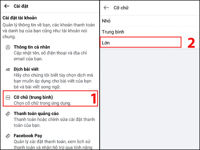 Cách phóng to phông chữ Facebook trên điện thoại máy tính hiệu quả