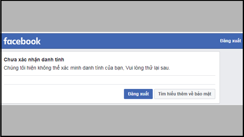 Cách xác nhận danh tính tài khoản Facebook và khắc phục lỗi liên quan