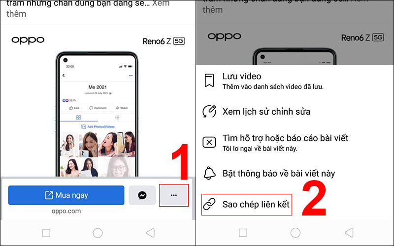 Cách tải, lưu video trên Facebook về điện thoại OPPO đơn giản, dễ hiểu
