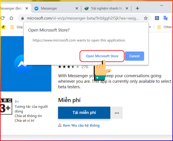 Facebook Messenger bản Beta dành cho Windows 10