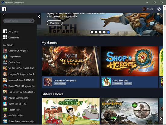 Gameroom của Facebook là gì?