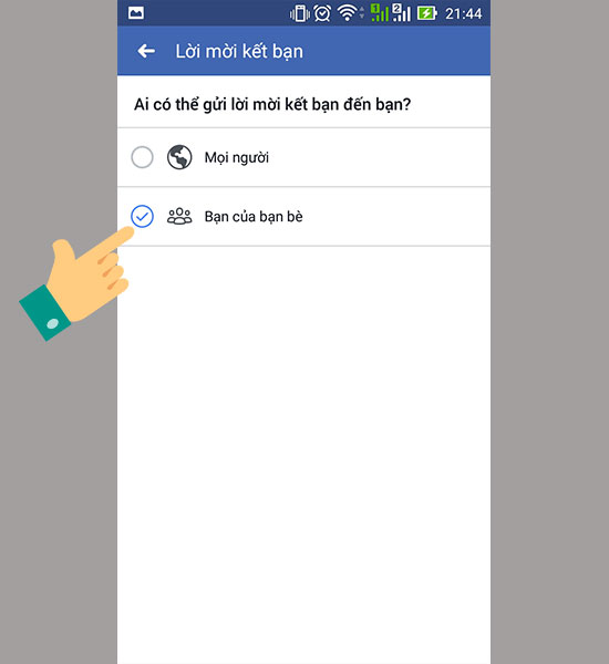 Cách giới hạn lời mời kết bạn trên Facebook