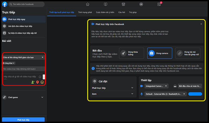 Cách livestream Facebook trên máy tính, điện thoại đơn giản