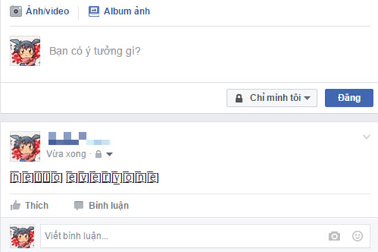 Đăng Status Facebook với kiểu chữ độc đáo