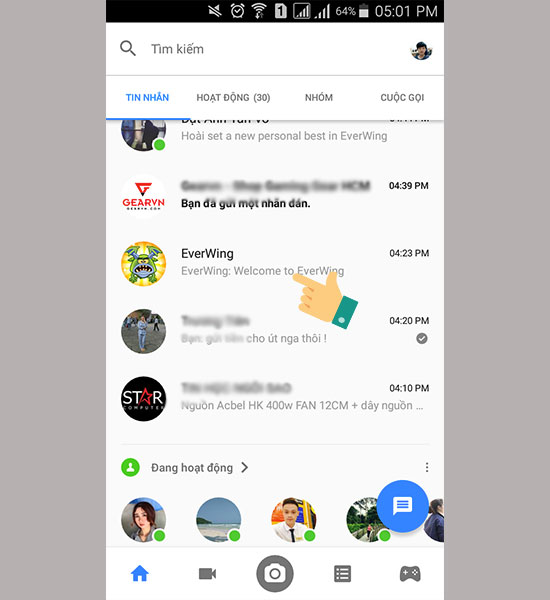 Tắt lời mời chơi game trên Facebook Messenger