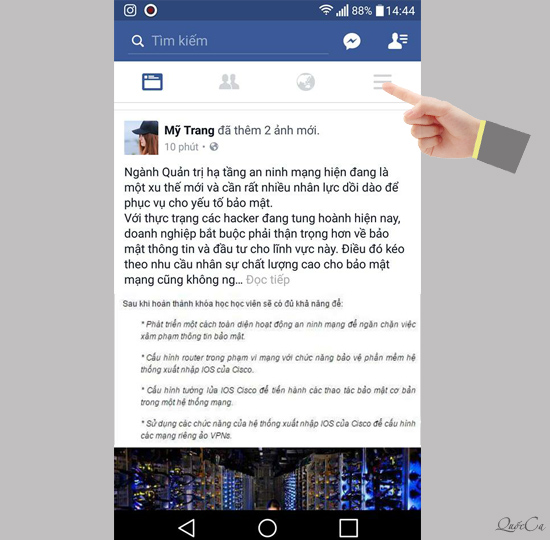 Tắt tự phát video trên Facebook Android