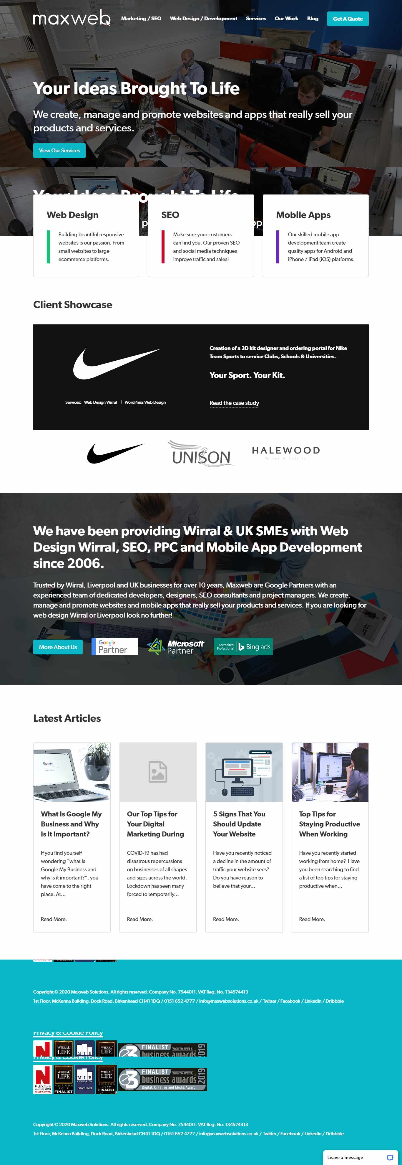 Thiết kế Web max maxwebsolutions.co.uk