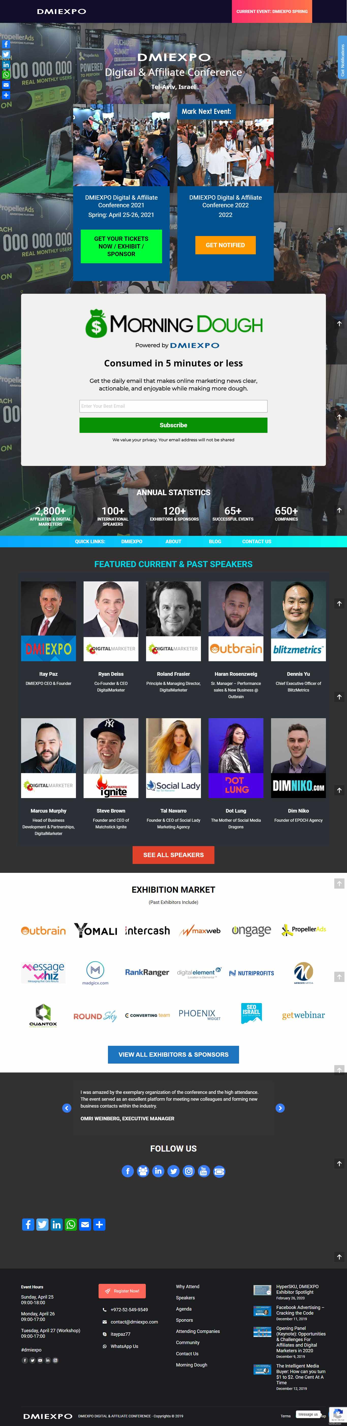 Thiết kế Web max dmiexpo.com