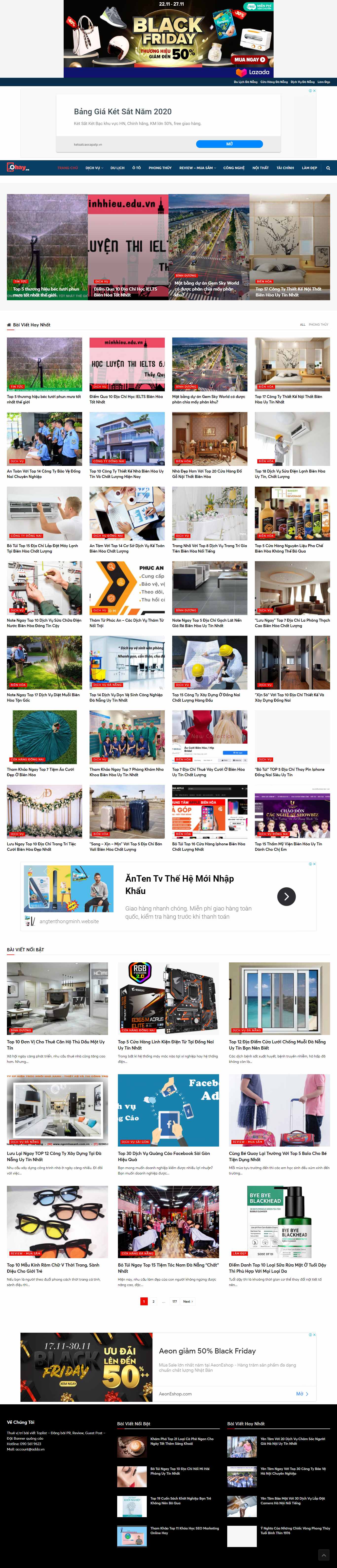 Thiết kế Website Web công ty xây dựng - ohayvn