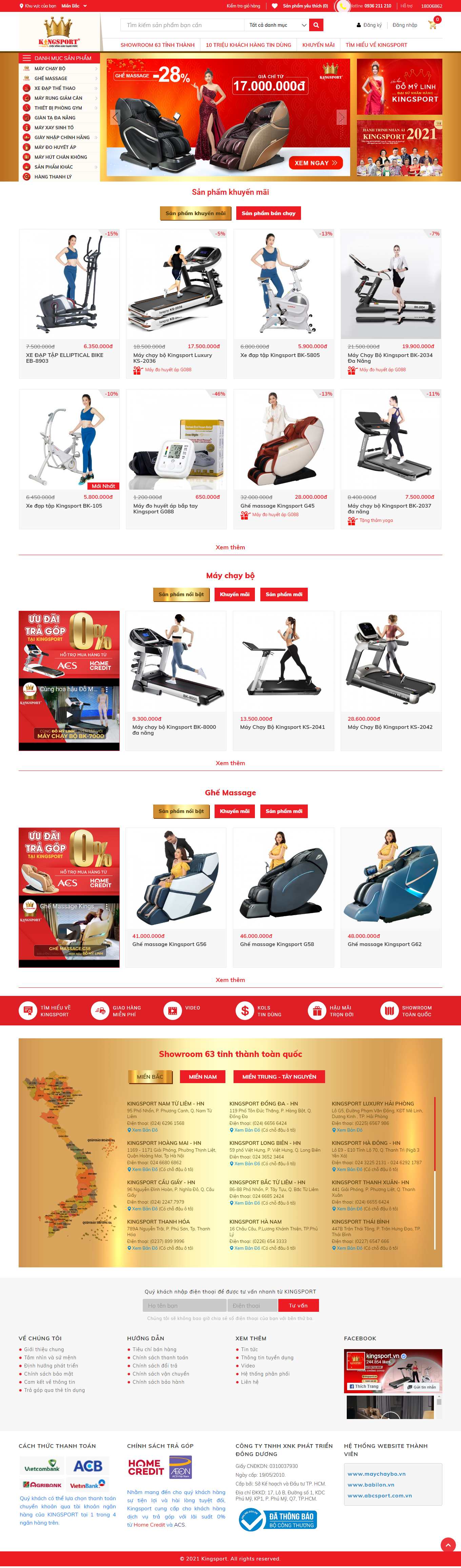 Thiết kế Web huyện thanh oai kingsport.vn