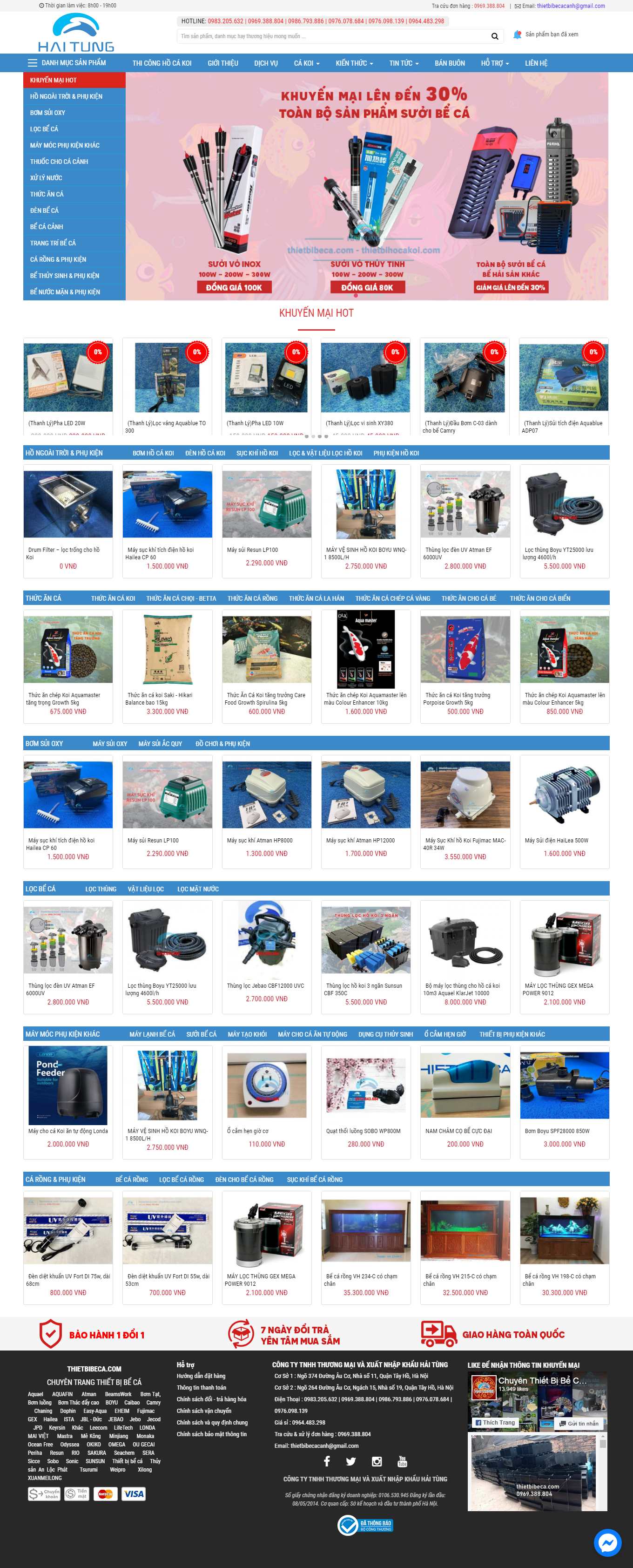 Thiết kế Website Web Huyện Thanh Oai - thietbibecacom