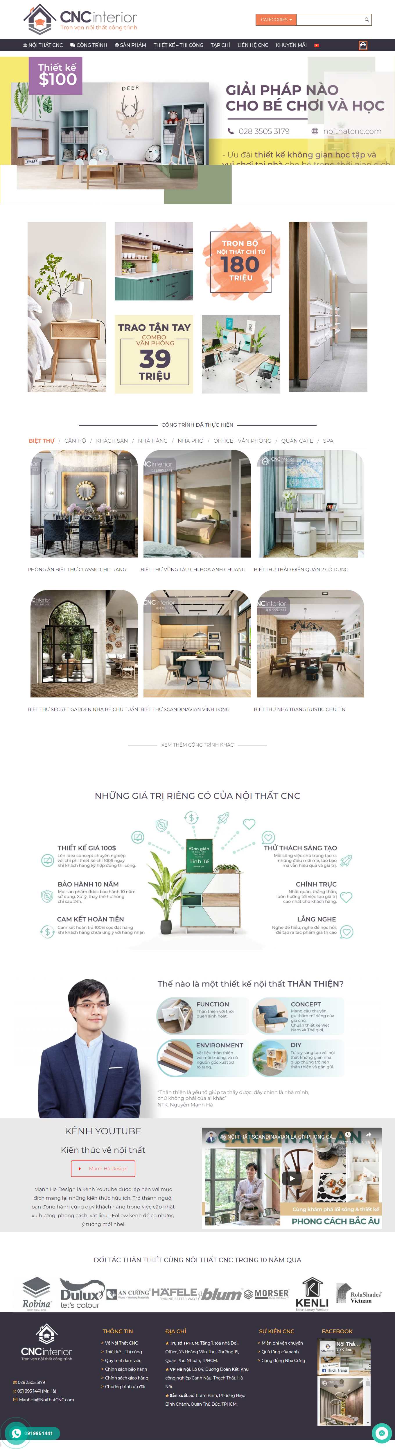 Thiết kế Web huyện thanh oai noithatcnc.com