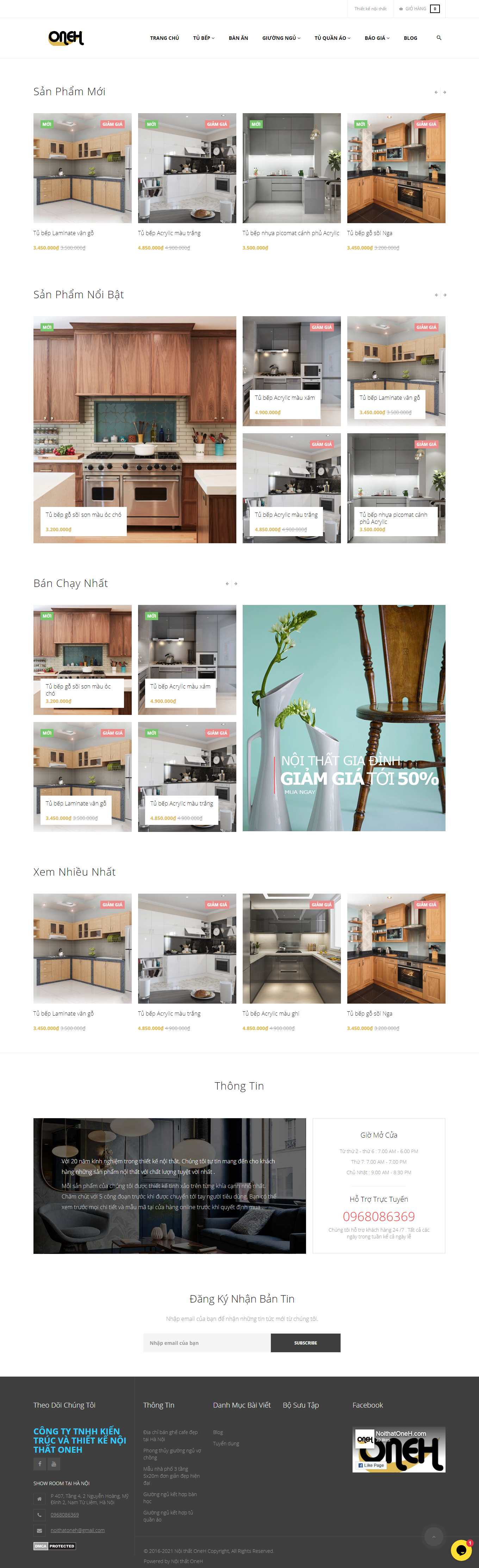 Thiết kế Website Web Huyện Thanh Oai - noithatonehcom