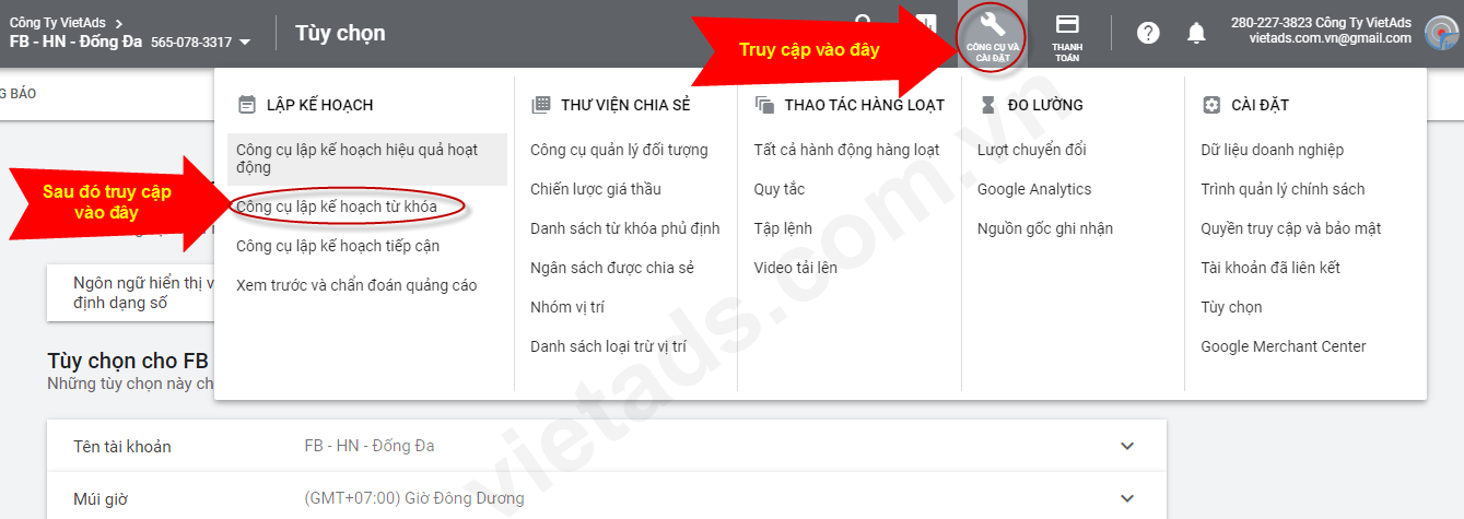 Google Keyword Planner là gì? Cách sử dụng Google Keyword Planner 2021